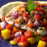 Savor Grilled Swordfish with Zesty Mediterranean Salsa