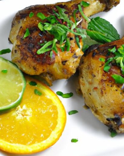 Zesty Lemon Herb Grilled Chicken Thighs: A Flavorful Delight