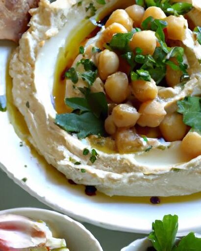 A Flavorful Journey: Mediterranean Mezze with Hummus & Feta