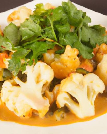 Aloo Gobi Delight: Classic Cauliflower and Potato Curry Unveiled