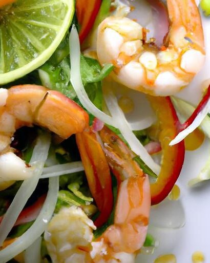 Zesty Thai Pomelo Salad with Shrimp: A Burst of Flavors