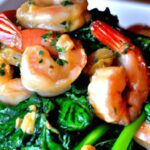 Garlic Shrimp & Sautéed Spinach: A Flavorful Duo Delight