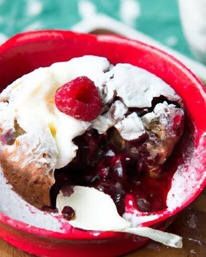 Indulge in a Quick White Chocolate Raspberry Mug Cake Delight