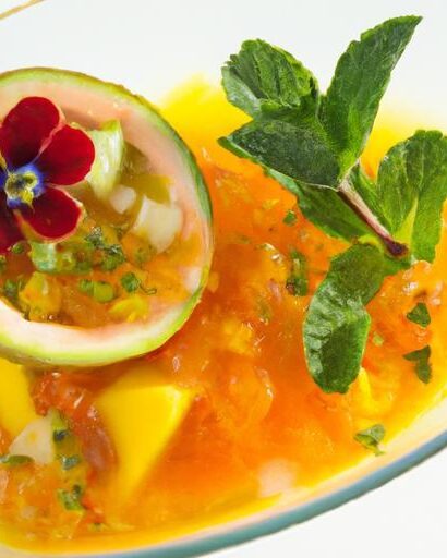 Tropical Bliss: Crafting Mango & Passionfruit Sorbet Delight