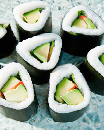 Quick & Fresh: Cucumber Avocado Sushi Rolls Made Easy