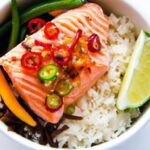 Zesty Chili Lime Salmon Bowls: A Flavorful Rice Delight