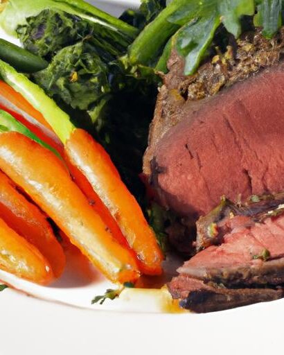 Savor the Flavor: Herb-Crusted Roast Beef & Roasted Carrots