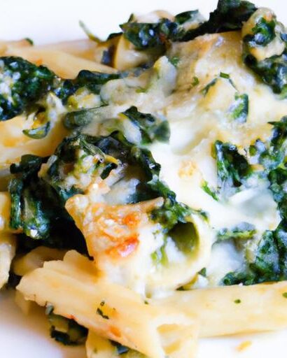 Savor the Comfort: Baked Ziti with Spinach Delight