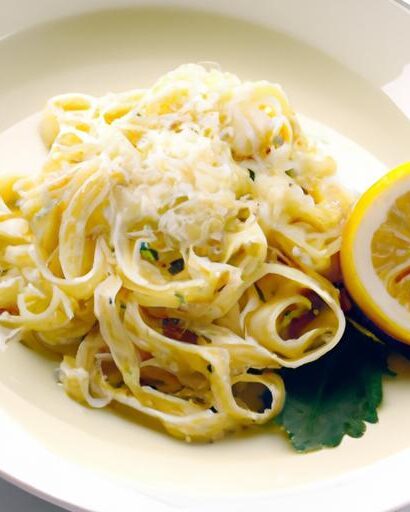 Zesty Delight: How to Make Creamy Lemon Tagliatelle Pasta