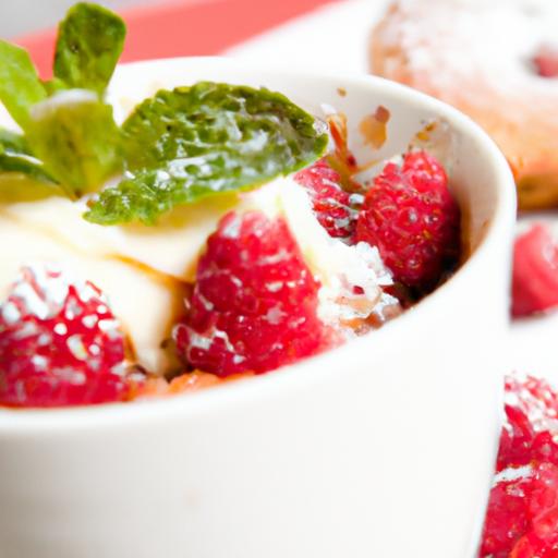 Indulge in a Quick White Chocolate Raspberry Mug Cake Delight