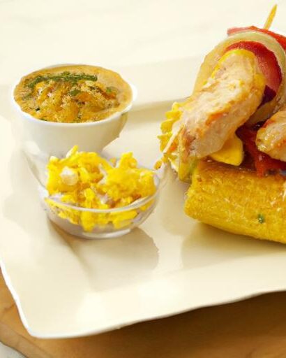 Savor the Flavor: Grilled Turkey Skewers with Tangy Yogurt Dip