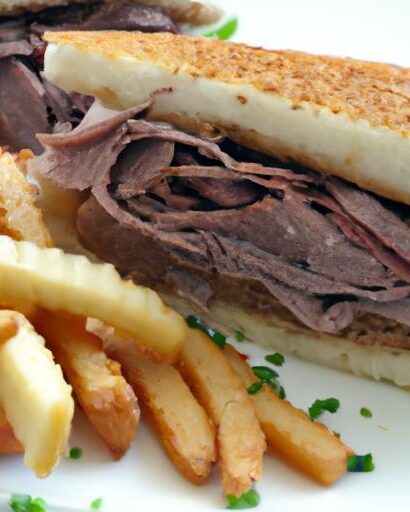 Savoring French Dip Sandwiches with Classic Deli Roast Beef