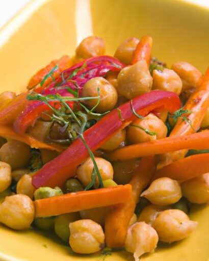 Zesty Moroccan Carrot & Chickpea Salad with Cumin Twist