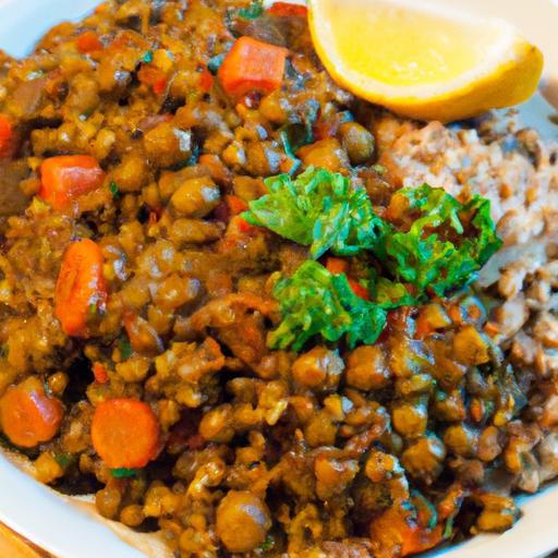 Hearty One-Pot Veggie Lentil Curry with Fragrant Rice
