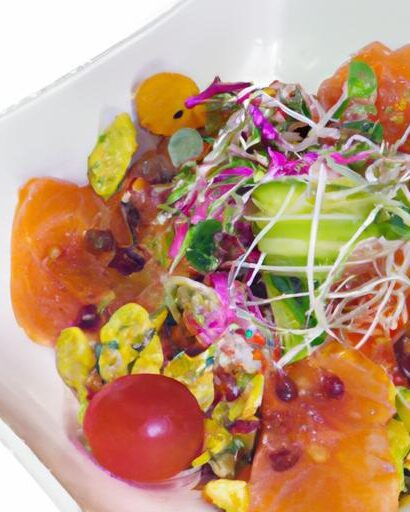 Unveiling the Flavors: Deconstructed Sushi Bowl with Smoked Salmon
