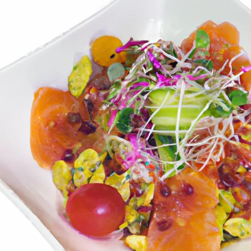 Unveiling the Flavors: Deconstructed Sushi Bowl with Smoked Salmon