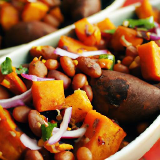 Easy & Nutritious Sweet Potato Bowls with Black Beans (Canned)