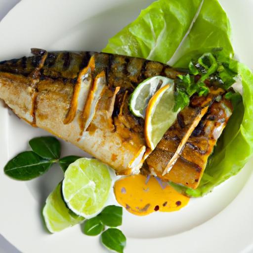 Zesty Grilled Mackerel: A Citrus-Glazed Seafood Delight