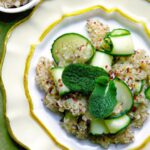 Fresh & Flavorful: Quinoa Salad with Mint and Cucumber