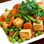 Vibrant Tofu Stir-Fry with Snap Peas and Crunchy Carrots