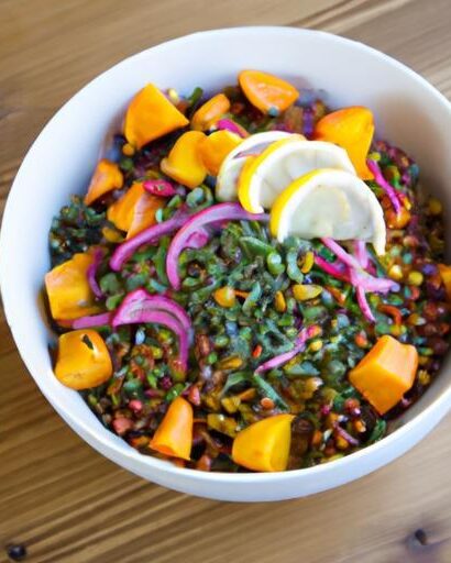 Energize Your Day: Power Bowl with Lentils, Beets & Goat Cheese