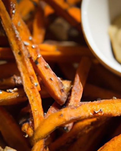 Crispy Baked Sweet Potato Fries with Zesty Garlic Aioli Dive