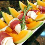 Sweet & Savory Delight: Prosciutto-Wrapped Melon Mozzarella