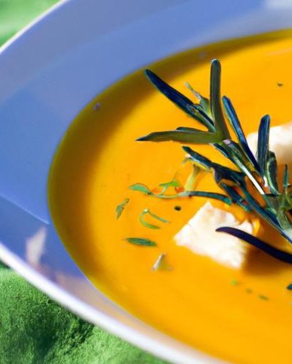 Velvety Sweet Potato Soup with Zesty Ginger Kick