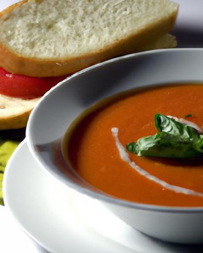 Quick & Cozy: Microwave Tomato Basil Soup Recipe Unveiled