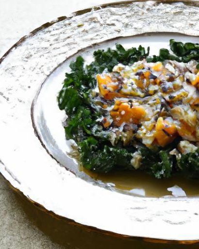 Golden Harvest: Creamy Butternut Squash & Kale Risotto