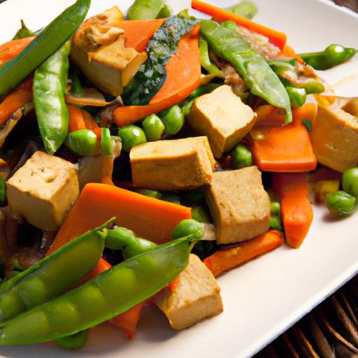Vibrant ‌Tofu Stir-Fry with Snap Peas and Crunchy⁢ Carrots