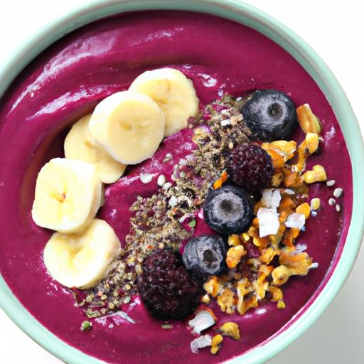 Energize Your Day with a Vibrant Açaí Berry Smoothie Bowl