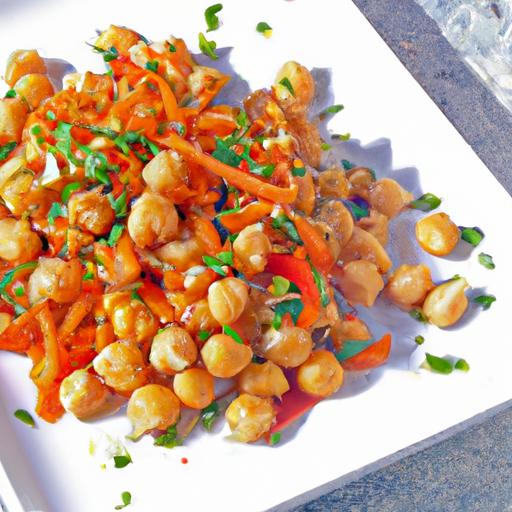 Zesty Moroccan Carrot & Chickpea Salad with Cumin Twist
