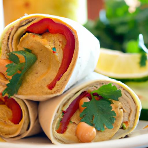 Flavor-Packed Roasted Red⁤ Pepper and Hummus Wraps Guide