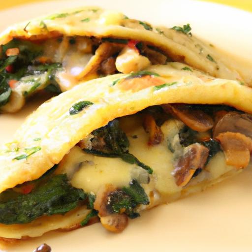 Savor the flavor: Spinach, Mushroom ‍& Swiss ⁢Quesadillas