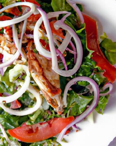 Fresh & Flavorful: Mastering Grilled Chicken Salad with Vinaigrette