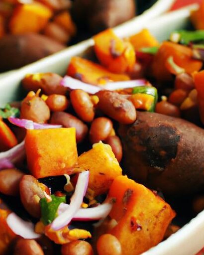 Easy & Nutritious Sweet Potato Bowls with Black Beans (Canned)