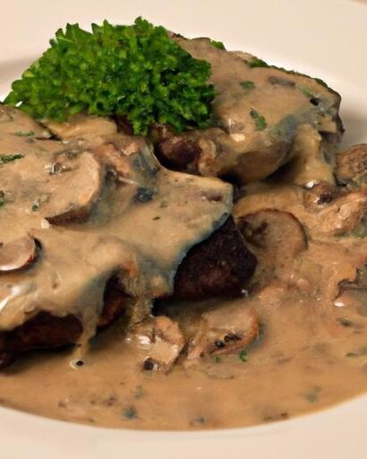 Timeless Salisbury Steak with Rich Mushroom Gravy Delight