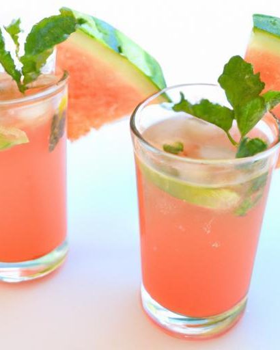 Revitalize Your Summer: The Ultimate Watermelon Mint Cooler