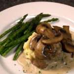 Savor Pan-Seared Chicken Thighs in Lush Mushroom Cream
