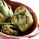 Steam’s Delight: Artichokes Paired with Garlic Butter Dip