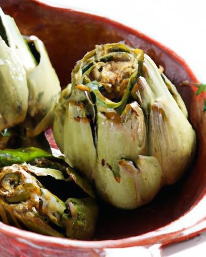 Steam’s Delight: Artichokes Paired with Garlic Butter Dip