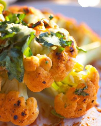 Savor Roasted Cauliflower Steaks with Bold Romesco Sauce