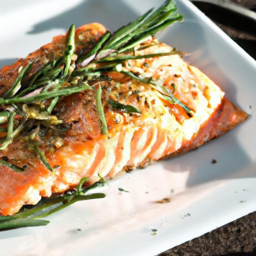 Savory Baked Salmon with Olive Oil and Rosemary Bliss