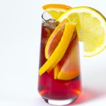 Refreshing Hibiscus & Rosehip Iced Tea with Zesty Orange Slices