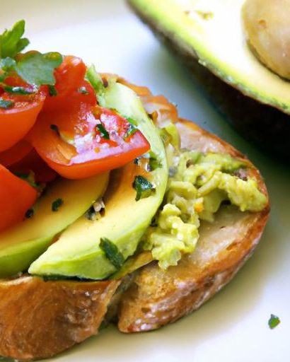 Bright Bites: Avocado, Tomato & Basil Toast Delight