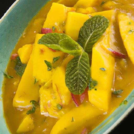 Tropical Delight: Crafting Sweet and Savory Mango Curry