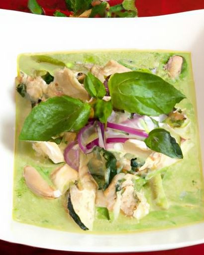 Discover the Rich Flavors of Thai Green Curry Chicken with Coconut Milk