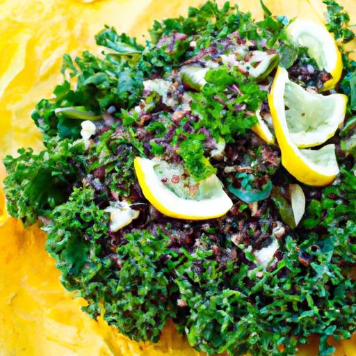 Zesty Quinoa & Kale Salad: A Refreshing Lemon Boost