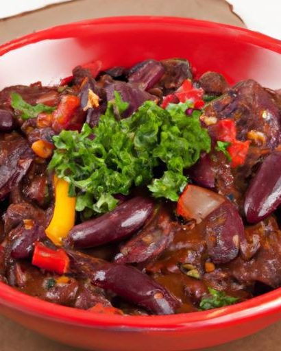 Hearty No-Salt-Added Lean Beef Chili with Black Beans Boost